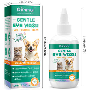 OIMMAI delicato Comfort umidità mantenere pulito fresco 100ml Pet Cat cane collirio per gli occhi sensibili o secchi - Product Image 6