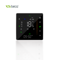 Beca BAC-006 akıllı termostat klimalar için 2/4 boru 5 + 2 hastaneler için haftalık programlanabilir WiFi grafik tasarım okullar