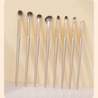 HMU cheveux synthétiques marque privée 8 pièces professionnel ombre à paupières correcteur sourcil fond de teint poudre liquide crème mélange brosse