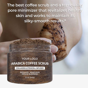 Gommage corporel au café Arabica, exfoliant naturel, anti-cellulite, anti-vergetures, à l'huile de coco et au sucre, hydratant, éclaircissant, végan - Product Image 2