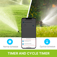 Timer Penyiram Pintar Chuyun BLE dengan 2 Outlet |   Katup Irigasi Bluetooth untuk Kebun & Rumput