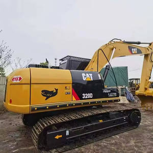 Excavadora Caterpillar 320D original, excavadora hidráulica sobre orugas mediana, excavadora Cat 320D usada de 20 toneladas con alta calidad - Product Image 3