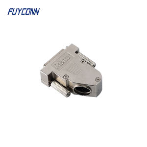 Connecteur de câble ADSL double rangée double bordure 32 canaux 64 voies, connecteur <span class=keywords><strong>Delande</strong></span> mâle 64 broches avec capot métallique à 45 degrés - Product Image 4