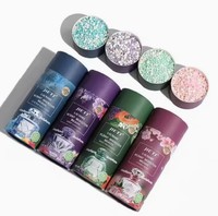 Boîtes d'emballage personnalisées pour bombes de bain, shampoings, perles de parfum pour lessive et savons faits main