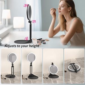 <strong>Magnifying</strong> <strong>Mirror</strong> <strong>with</strong> <strong>Light</strong> 30X/1X Double Sided Travel Makeup <strong>Led</strong> <strong>Mirror</strong> Magnification, Foldable 360 Angle Adjustable - Product Image 3
