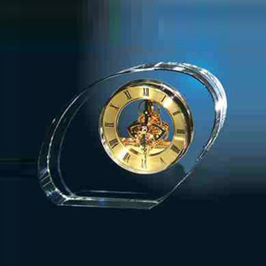 Thủy tinh thanh lịch pha lê Cristal bảng cổ điển đồng hồ quà lưu niệm Châu Âu rõ ràng đám cưới kinh doanh văn phòng quà tặng trang trí khắc - Product Image 4