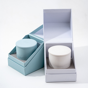 AIKUN Vente en gros de bougies parfumées en cire de soja dans un pot en céramique de luxe, bougie en céramique artisanale haut de gamme pour la décoration de la maison, cadeau de mariage - Product Image 3