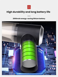 Rechargeable Vacuum Cleaner with Air <b>Blower</b> Air Duster Portable Wireless Handheld for Home and <b>Car</b> Use - Product Image 6