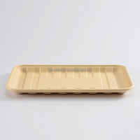 Vente en gros de plateaux à sushi jetables en canne à sucre Assiettes à bagasse biodégradables écologiques Vaisselle Récipient alimentaire à emporter sans BPA