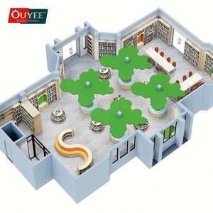 Tùy Chỉnh Bằng Gỗ Tủ Cuốn Sách Cửa Hàng Lịch Thi Đấu Cửa Hàng Sách Trường Thư Viện Thiết Kế Nội Thất Tủ Thư Viện - Product Image 6