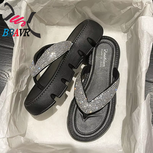 Sandalias de Plataforma con Pedrería Brillante, Nuevas y Más Vendidas, Sandalias de Alta Gama para Mujer, Tendencia en Calzado Femenino - Product Image 2