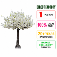 Arbre artificiel de cerisier en fleurs personnalisé, grand arbre de cerisier d'intérieur et d'extérieur pour la décoration de paysages d'hôtels et de restaurants