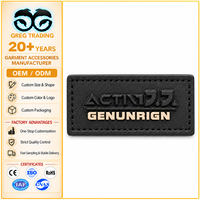 Étiquettes personnalisées en cuir PU pour vêtements, chapeaux, jeans – Patchs logo gaufrés ou débossés – OEM ODM – Accessoires de confection à coudre
