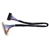 Cable LVDS FIX-30P de 2 Canales y 8 Bits para Pantalla LCD de 17\", 19\", 21.5\", 23\", 1280x1024, 1920x1080, Cable Lvds de 30 Pines