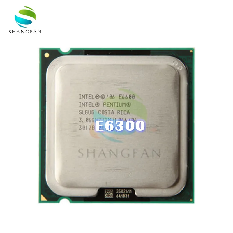 Intel Core 2 Duo E6300 CPU 1.86 GHz İşlemci (1.86 Ghz/2 M/1066 GHz) soket 775
