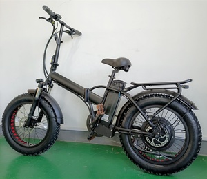 Ebike 20 pouces gros pneu électrique fatbike arrière 48v 1000w pliable e vélo - Product Image 5