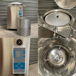 Autoclave de Acero Inoxidable de 35/50/75/100/120/150L para Esterilización de Bolsas de Sustrato y Micelio de Champiñones - Product Image 4