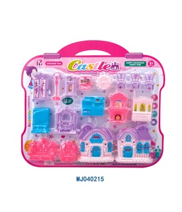 Mini meubles en plastique avec maison de poupée, cuisine heureuse, ensemble de jeu pour enfants, éducation précoce, offre spéciale - Product Image 4