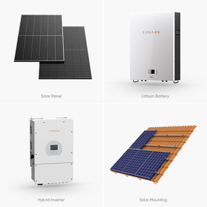 SunArk All in One Hybrid <b>Solar</b> Energy System <b>Kit</b> 5Kw 10Kw 20Kw 30Kw 100Kw for Complete Commercial & Home <b>Solar</b> <b>Power</b> Solution - Product Image 3