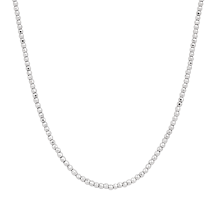 Collar de Cadena Gruesa Ajustable Radiante con Corte Láser en Platino Pt950 Blanco, Joyería de Regalo Unisex Brillante, Lujosa y Minimalista - Product Image 3