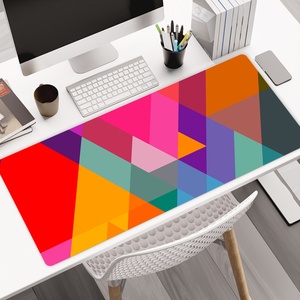 OEM Waterproof Keyboard Mouse Mat Colorful HD Print Extended Gaming Mouse Pad Large Rubber Base <b>Mousepad</b> with Stitched Edges - Product Image 1
