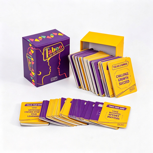 Tarjetas Inspiradoras Personalizadas, Caja Cuadrada de Cartón con Acabado Brillante, Embalaje Promocional Personalizado, Tarjetas de Afirmación de Papel - Product Image 4