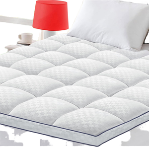 Kapitone ekstra kalın yatak pedi süper yumuşak nefes aşağı alternatif dolgu yastık üst yatak Mat kapak - Product Image 1