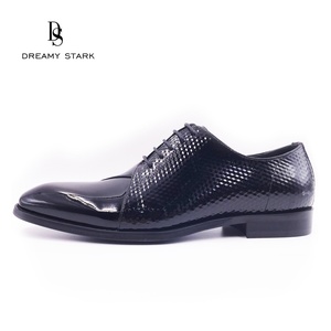 Chaussures habillées Oxford en cuir véritable pour hommes, motif patchwork, confortables, souples et respirantes, pour mariage, saison automne - Product Image 2