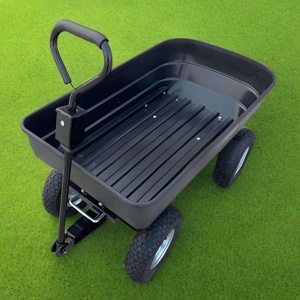 Tải lớn vườn xe tải 125L Xe đẩy xe cút kít bánh xe giỏ hàng barrow tipper Trailer - Product Image 3