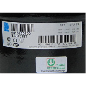 Compresor de Refrigeración Taikang de 1.75 HP, Reciprocante, Alimentado por Corriente Alterna, Torre de Enfriamiento de Circuito Cerrado - Product Image 1