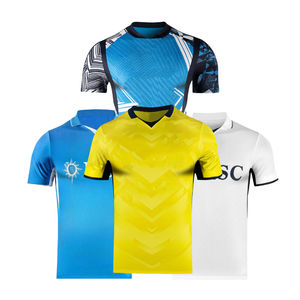 Kaus sepak bola 24 25 pria, baju sepak bola versi Fan, pakaian sepakbola bersirkulasi - Product Image 1