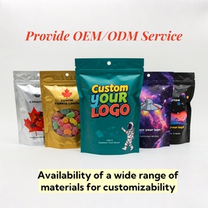 Bolsas de Mylar de 3.5g a Prueba de Olores con Impresión Personalizada, Bolsa con Cierre Vertical para Envasado de Dulces y Comestibles - Product Image 3