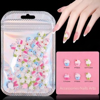 Vente en gros de breloques 3D en résine pour nail art, motifs mignons de donuts et biscuits, bijoux pour ongles, décorations de crème glacée pour ongles, fournisseurs