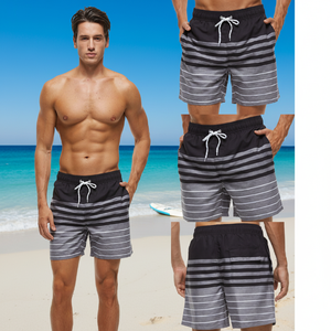 New Wholesale Summer Men's Casual Mid Woven Anti-Wrinkle Board <strong>Shorts</strong> Quick Dry Print Beach Swim <strong>Shorts</strong> - Product Image 1