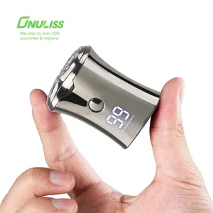 Mini Rasoio Elettrico Lavabile di Alta Qualità per Viso e Testa, Tagliabarba Compatto con Spazzola per la Pulizia - Product Image 1