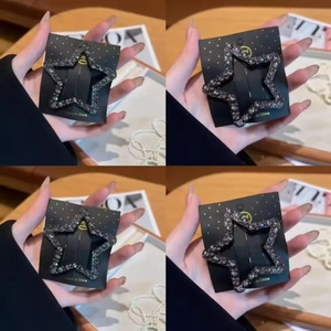 Pinzas para el cabello coreanas con diamantes de imitación a la moda, pinzas para el cabello con estrella de Color Simple, horquilla a presión para mujer, nuevo artículo, tocados para mujer - Product Image 2