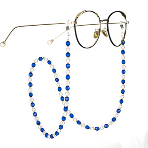 Cadena para <span class=keywords><strong>gafas</strong></span>, nueva cadena colgante de <span class=keywords><strong>gafas</strong></span> de sol de moda de cristal Simple - Product Image 1