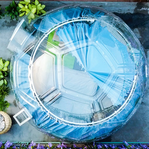 Dôme transparent gonflable maison étoile chambre de camping en plein air tente Internet célébrité tourisme vacances chez l'habitant chambre sphérique - Product Image 3