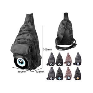 Bolso Bandolera con Altavoz, <span class=keywords><strong>TF</strong></span>/USB/FM y Pantalla de 1.5'', Bluetooth 5.3, Bocina Portátil de 1500mAh, 8 Expresiones - Product Image 4