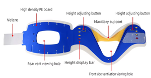 Kerah serviks berkontur, kelas profesional dapat disesuaikan pos penghilang nyeri leher dan peralatan rehabilitasi - Product Image 6