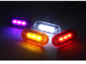 Luz de Advertencia Lateral LED Impermeable, 3 LED SMD Multicolor, Indicador Lateral para Camión y Remolque - Product Image 2