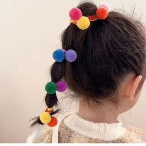 בנות צבע שיער כדור שיער חבל סופר חמוד רצועת גומי חדש גן בנות ילדים בנות שיער חמוד טבעת שיער חמוד אלסטית גבוהה אלסטית - Product Image 3