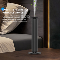 Diffuseur d'arômes intelligent en aluminium, électrique, écologique, sans eau, avec lumière LED, haut-parleur Bluetooth, contrôlable par application, pour usage domestique et hôtelier, prise US