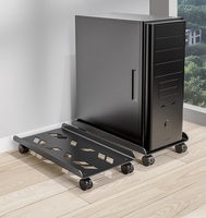 Meilleur support universel réglable en métal robuste pour processeur mobile sous le bureau Support de boîtier d'ordinateur pour PC
