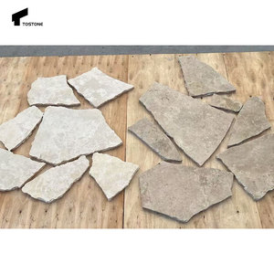 Tostone phong cách hiện đại kem nâu Mài xong Thổ Nhĩ Kỳ tự nhiên <span class=keywords><strong>travertine</strong></span> điên lát đá gạch cho biệt thự nhà bếp ngoài trời sử dụng - Product Image 6