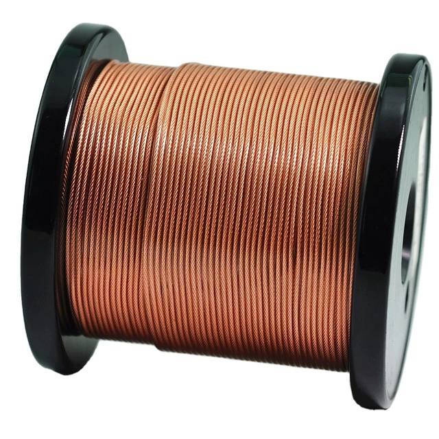 LITZ Magnet Wire Cover Stranded Enameled Copper Wire, Silk Insulated Cca, Copper Manufacturer High Frequency Coils Customized