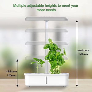 Machine de <span class=keywords><strong>culture</strong></span> en eau profonde intelligente Tuya pour les tomates, système hydroponique automatique Wifi pour la cuisine et la maison, écran OLED, éclairage LED - Product Image 5
