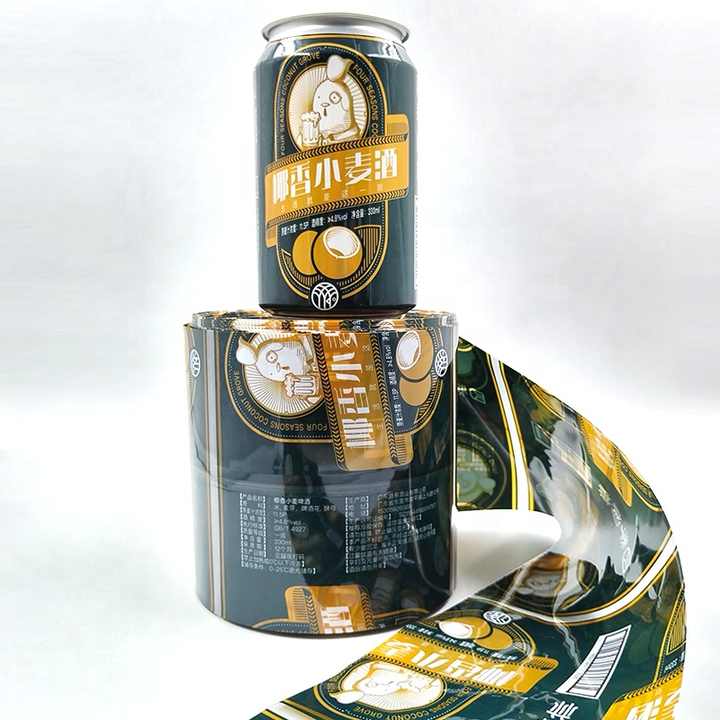 pvc shrink sleeve hot selling energy drink heat seal shrink label