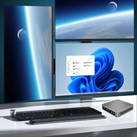 Mini Computadora YINGCHI con IA, Intel J1900 Core I3 I5 I7, 4K, Pantalla Dual VGA, Tipo-C, 8 USB, Windows 10/11, SSD, Escritorio Pequeño