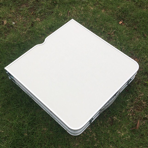 <span class=keywords><strong>Table</strong></span> <span class=keywords><strong>pliante</strong></span>, 1 pièce, <span class=keywords><strong>Table</strong></span> Portable en aluminium, avec quatre chaises pliantes, pour le Camping, la <span class=keywords><strong>plage</strong></span>, les arrière-plans, fête et pique-nique - Product Image 3